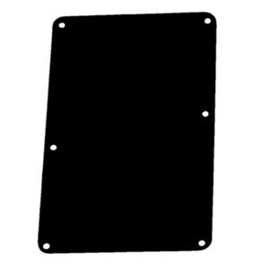 All Parts PG-0576-023 Tremolo Spring Cover Backplate with No Holes-Black Sale New Styles