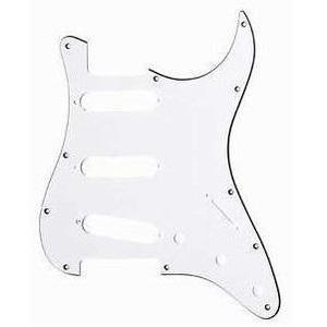 All Parts PG-0552-035 11-Hole Pickguard for Stratocaster-White 100% Original Sale Online