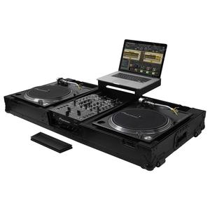 Odyssey Black Low Profile 10-Inch Format DJ Mixer and Flight Coffin Case Discount Classic