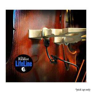 The Realist LifeLine Self Powered Transparent Piezo Transducer Bass Pickup Cheap Sale Good Selling