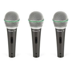 Samson Q63P Dynamic Supercardioid Handheld Mic 3 Pack Clearance Tumblr