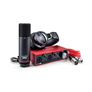 Focusrite Scarlett 2i2 2 x 2 USB Audio Interface with Condenser Microphone and Headphone, Studio 3rd Generation Best Place Sale Online
