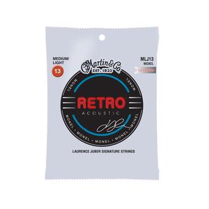 Martin Retro Acoustic Guitar Strings, Medium/Light - LJ's Choice .013 - .056 With Mastercard
