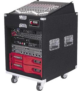 Odyssey 11 Space Slanted, 10 Space Vertical Carpeted Combo Rack Case with Wheels Discount Great Deals