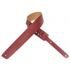 Levy's M1-BRG 2-1/2" Leather Guitar Strap-Burgundy Outlet Original