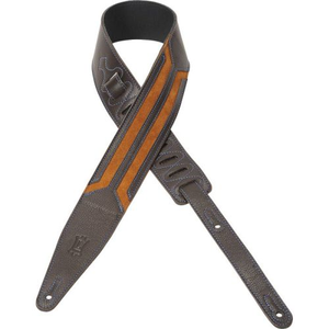 Levy's MGS317HWK-DBR 2-1/2" Garment Leather Guitar Strap-Dark Brown Cheap Pice Outlet