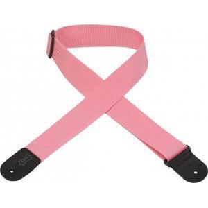 Levy's M8POLY-PNK 2" Nylon Guitar Strap-Pink Visit