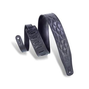Levy's MG26DS-BLK-ABK 2-1/2" Garment Leather Guitar Strap-Black Cheap Low Shipping Fee