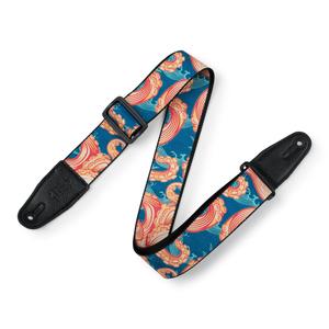 Levy's MPD2-117 2" Sublimation Guitar Strap-Tentacles Yellow Wide Range Of Sale Online
