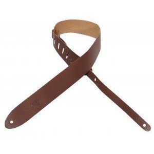 Levy's M12-BRN 2" Leather Guitar Strap-Brown Cheap Sale For Cheap