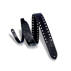 Levy's M12SPOV-BLK 2" Veg-Tan Leather Guitar Strap-Black With Paypal Online