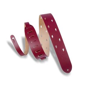 Levy's M12LBC-RED 2" Chrome-Tan Guitar Strap-Red Cheap Sale Looking For