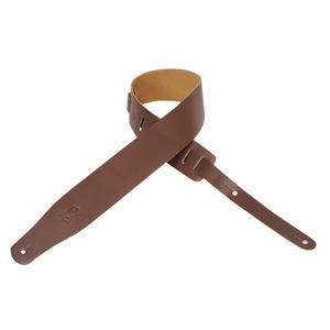 Levy's M26-BRN 2-1/2" Leather Guitar Strap-Brown Outlet Original