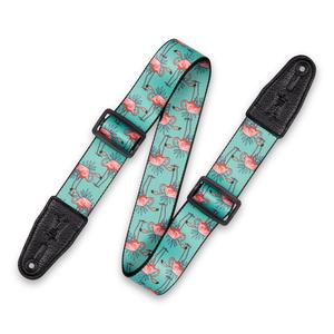 Levy's MPD2-121 2" Sublimation Guitar Strap-Flamingos Discount Big Discount