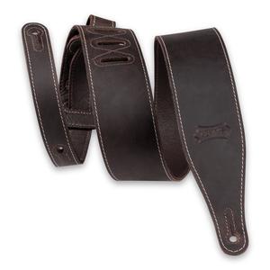Levy's M17BAS-DBR 2.5" Leather Guitar Strap-Dark Brown Many Kinds Of Cheap Online