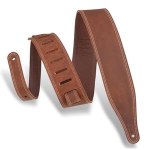 Levy's M17BDS-BRN 2.5" Leather Guitar Strap-Brown Outlet Store Locations