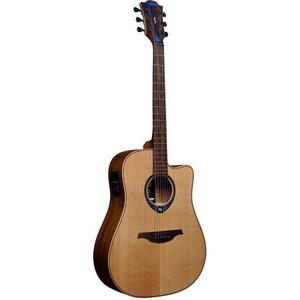 LAG THV10DCE Tramontone Dreadnought Acoustic/Electric Guitar with Hyvibe Pickup Cheap From China
