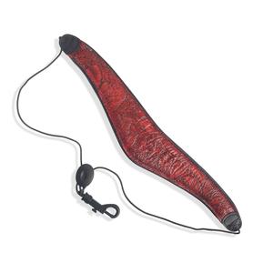 Levy's M27W-001 2-1/2" Top Grain Leather Saxophone Strap-Red 2025 New For Sale