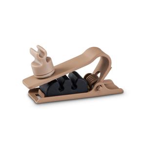 Shure RPMDL4STC/C Tie Clip for DL4, Cocoa, 3-Pack Under 70 Dollars