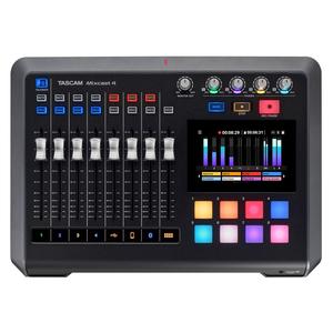 Tascam MIXCAST 4 Podcast Station with Built-In Recorder and USB Audio Interface Clearance Original