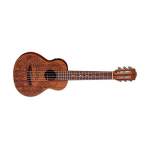 Luna Guitars Uke Henna Dragon Guitarlele with Preamp and Padded Gigbag, 6-String Shipping Outlet Store Online