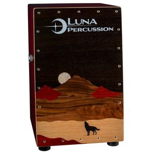 Luna Guitars Vista Wolf Cajon with Bag Latest