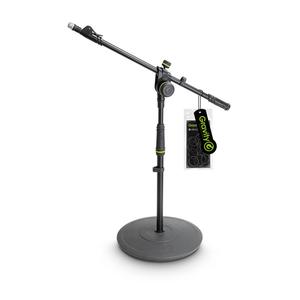Gravity MS 2222 B Short Microphone Stand with Round Base Telescoping Boom Discount Classic