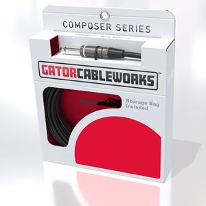 Gator GCWC-SPK-1TL Composer Series 1/4-Inch Straight TS to Straight Twist Lock Connector Speaker Cable Outlet Nicekicks