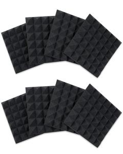 Gator GFW-ACPNL1212PCHA-8PK 8 Pack of Charcoal Acoustic Pyramid Panel, 12 x 12 Inches Free Shipping Very Cheap