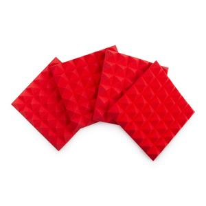 Gator GFW-ACPNL1212PRED-4PK 12 x 12-Inch Acoustic Pyramid Panel, Red 4-Pack Fast Delivery Online