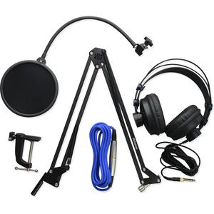 PreSonus Broadcast Accessory Pack with Microphone Boom Arm, Pop Filter, Headphone and XLR Cable Amazon Footaction