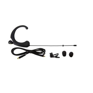 Que Audio DA12 BL Single Ear Headworn Omnidirectional Microphone, Black Reliable