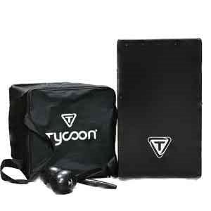 Tycoon TKBSC-29BK Black Cajon with Carrying Bag & Maracas Free Shipping Discounts