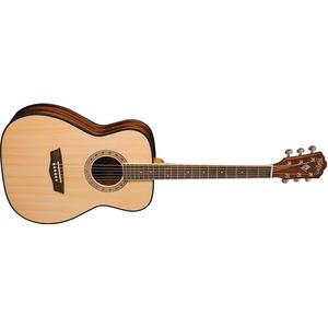 Washburn AF5K-A Apprentice 5 Auditorium Acoustic Guitar with Hardshell Case Outlet Explore