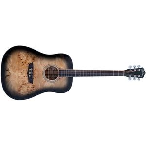 Washburn DFBDB Deep Forest Dreadnought Acoustic Guitar-Black Fade Many Kinds Of Online