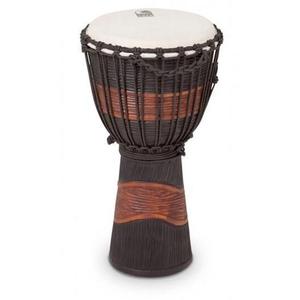 Toca TSSDJ-MB Street Series 10" Carved Djembe-Brown/Black For Sale Online