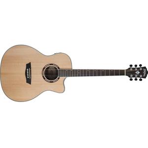 Washburn AG70CEK-A Apprentice Series Acoustic/Electric Guitar with Hardshell Case-Natural Sale 2025 New