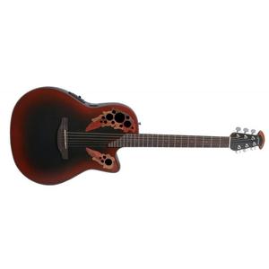 Ovation CE44-RRB Celebrity Elite Acoustic/Electric Guitar-Reverse Red Burst Sale Genuine