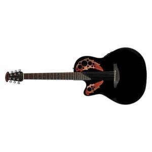 Ovation CE44L-5 Celebrity Elite Left-Handed Acoustic/Electric Guitar-Black For Nice Cheap Online