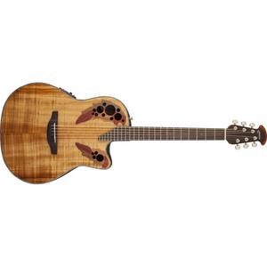Ovation CE44P-FKOA Celebrity Elite Plus Acoustic/Electric Guitar-Figured Koa Outlet Cheap