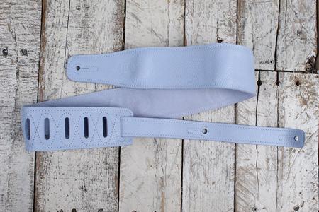 Levy's M26GFP-PRW 2.5 Inch Pastel Leather Guitar Strap Periwinkle Outlet For You