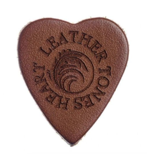Leather Tones Heart Brown Leather 1 Uke Pick Reliable Cheap Online