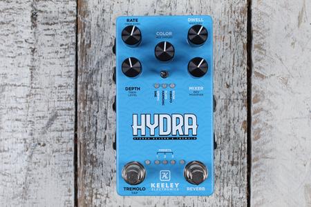 Keeley Hydra Stereo Reverb and Tremolo Pedal Electric Guitar Effects Pedal Sale Choice
