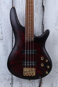 Ibanez SR300EDX 4 String Electric Bass Guitar Wine Red Frozen Matte For Cheap