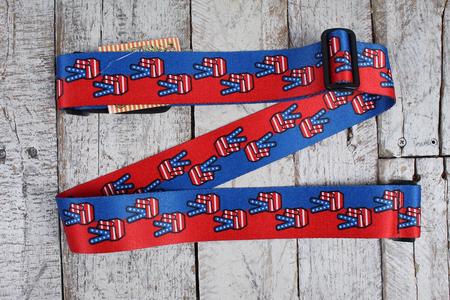 Henry Heller 2 Inch Artist Series Sublimation Guitar Strap American Peace Design Shop For Sale