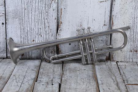 M. Koriot Vintage United States France Bb Silver Trumpet with Hardshell Case Cheap Sale Cheap