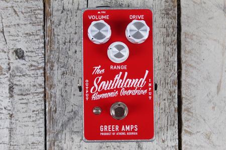 Greer Amps Southland Red Harmonic Overdrive Electric Guitar Effects Pedal Cheap Sale Marketable