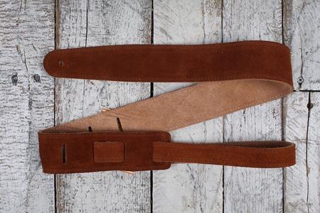 Henry Heller 2 Inch Brown Capri Suede Guitar Strap with Nubuck Backing Buy Cheap Best Store To Get