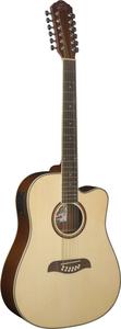 Oscar Schmidt OD312CE Dreadnought 12 String Cutaway Acoustic Electric Guitar, Natural Spruce Buy Cheap Discounts