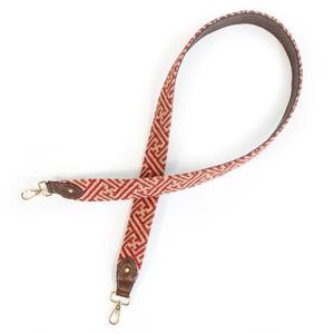 Red/Camel Fretwork Crossbody Strap Cheap Real Eastbay
